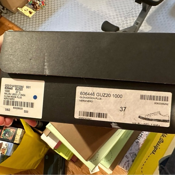 Saint Laurent Malibu Sneakers in Canvas and Leather - Picture 9 of 11